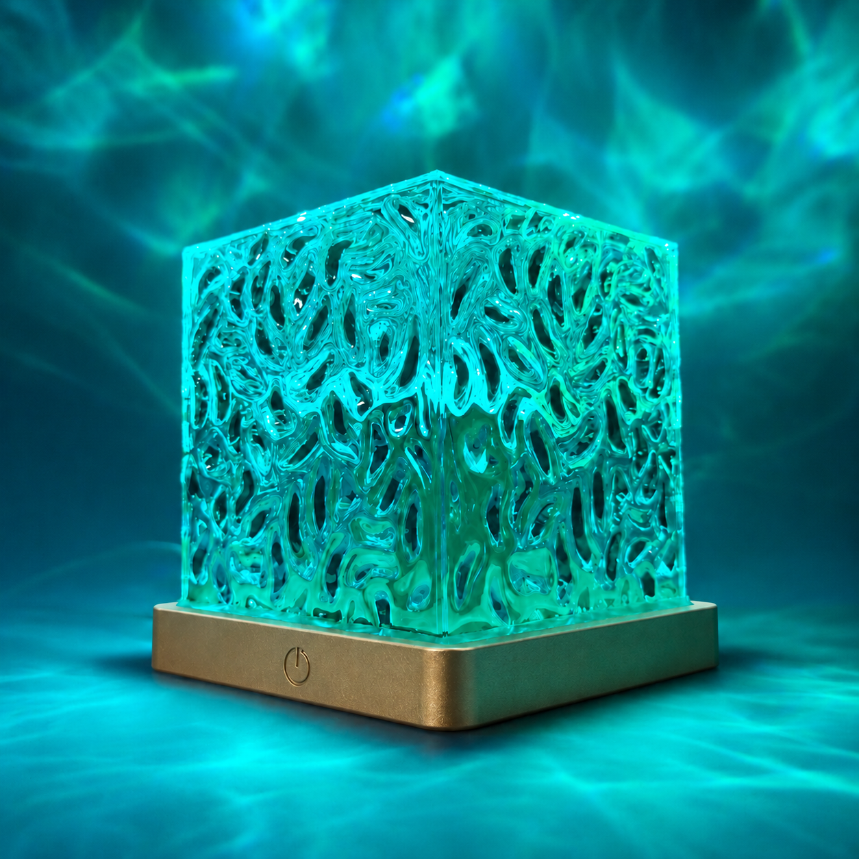 Ripple Glow Cube Lamp