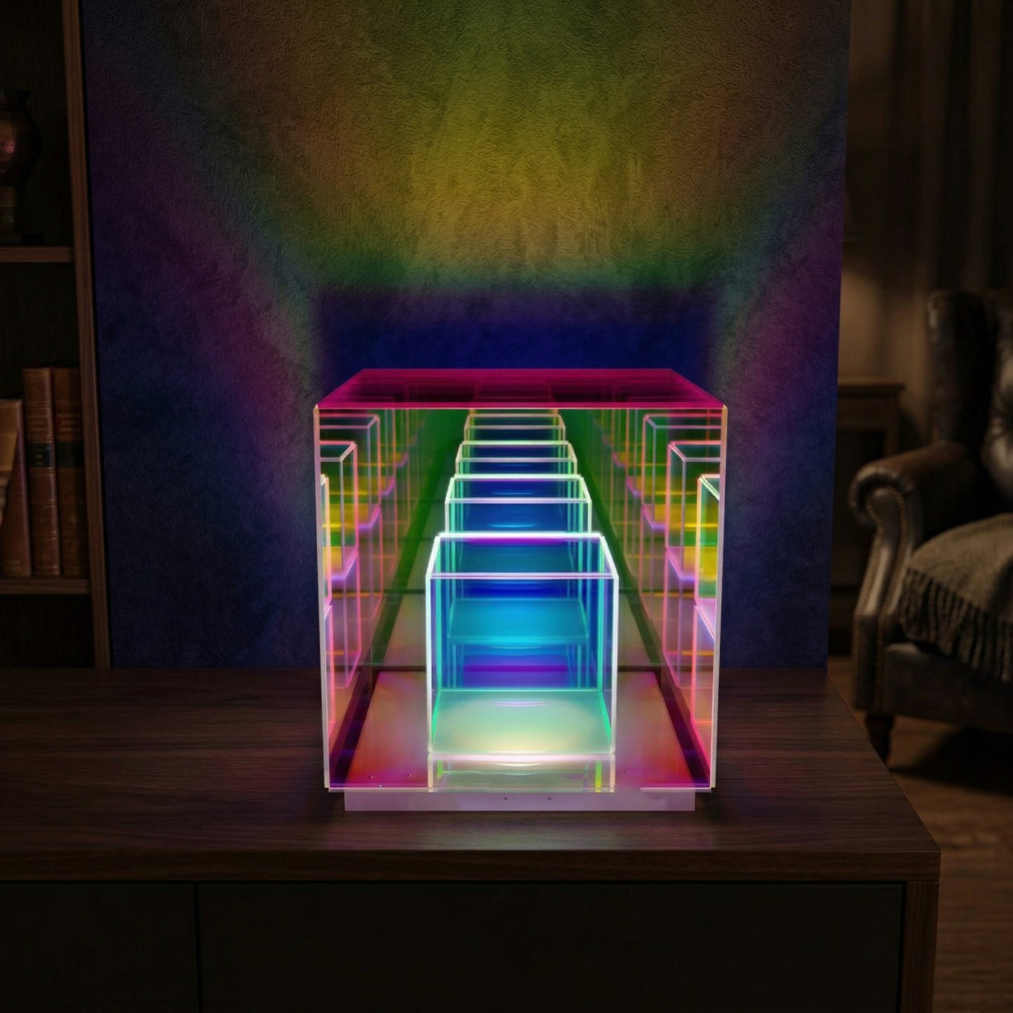 Infinity Mirror Cube Lamp
