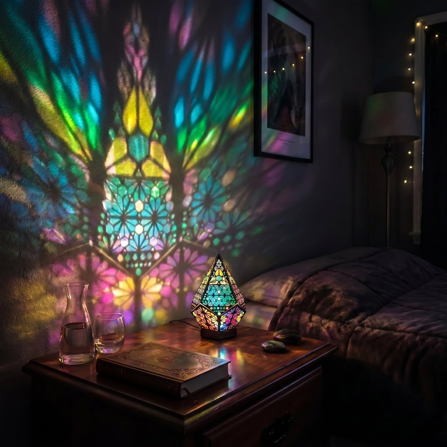 Moroccan Glow Projection Lamp