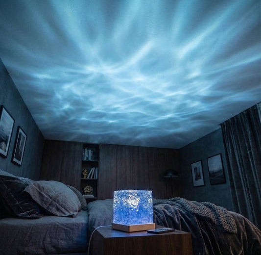 Ripple Glow Cube Lamp