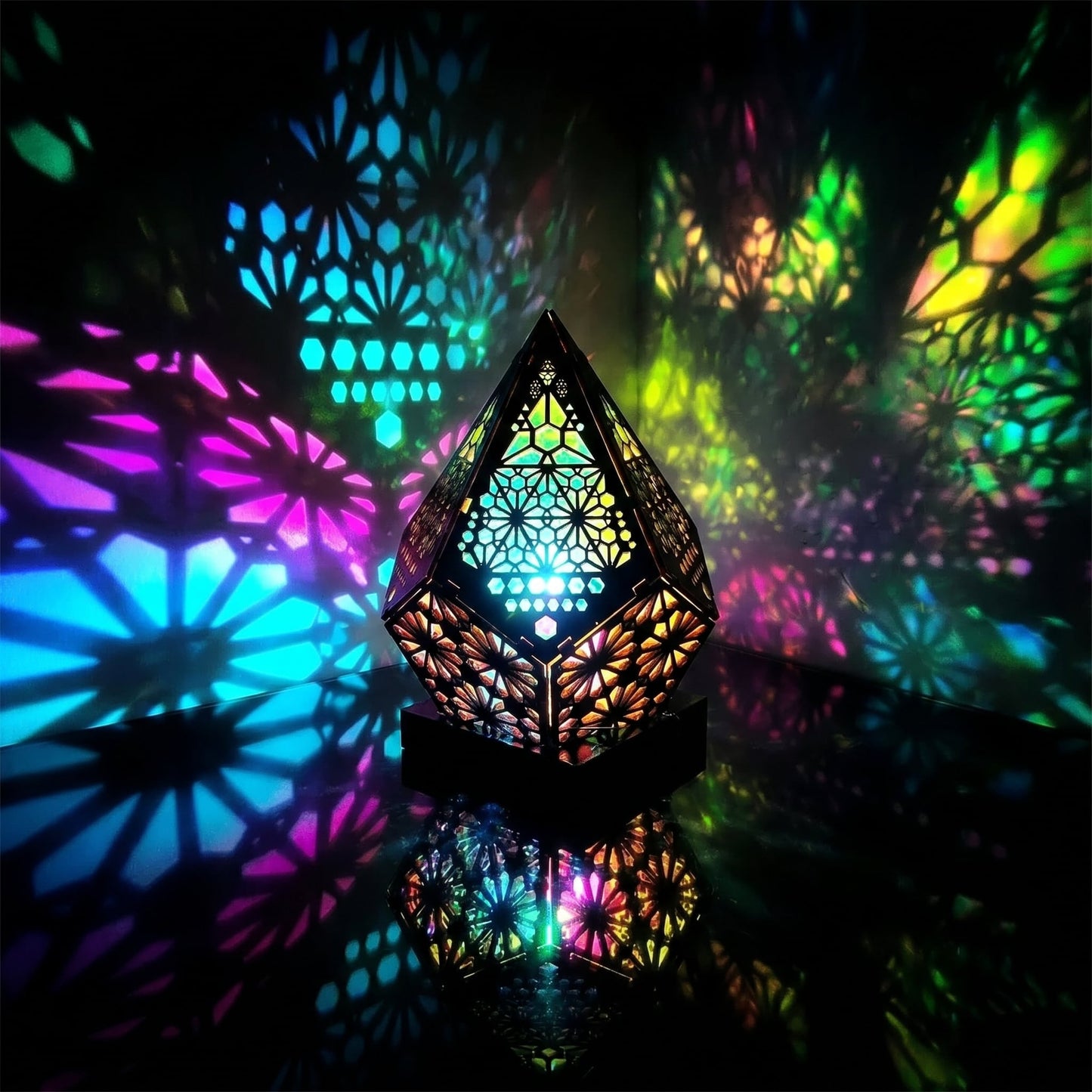 Moroccan Glow Projection Lamp