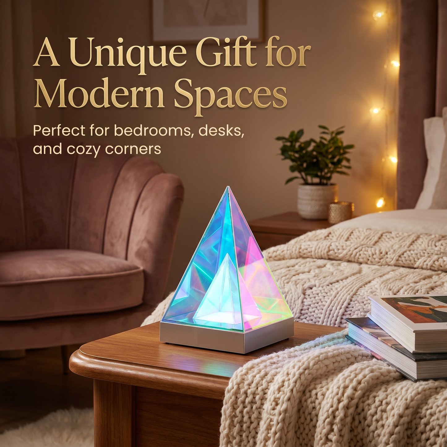 Infinity Pyramid Lamp