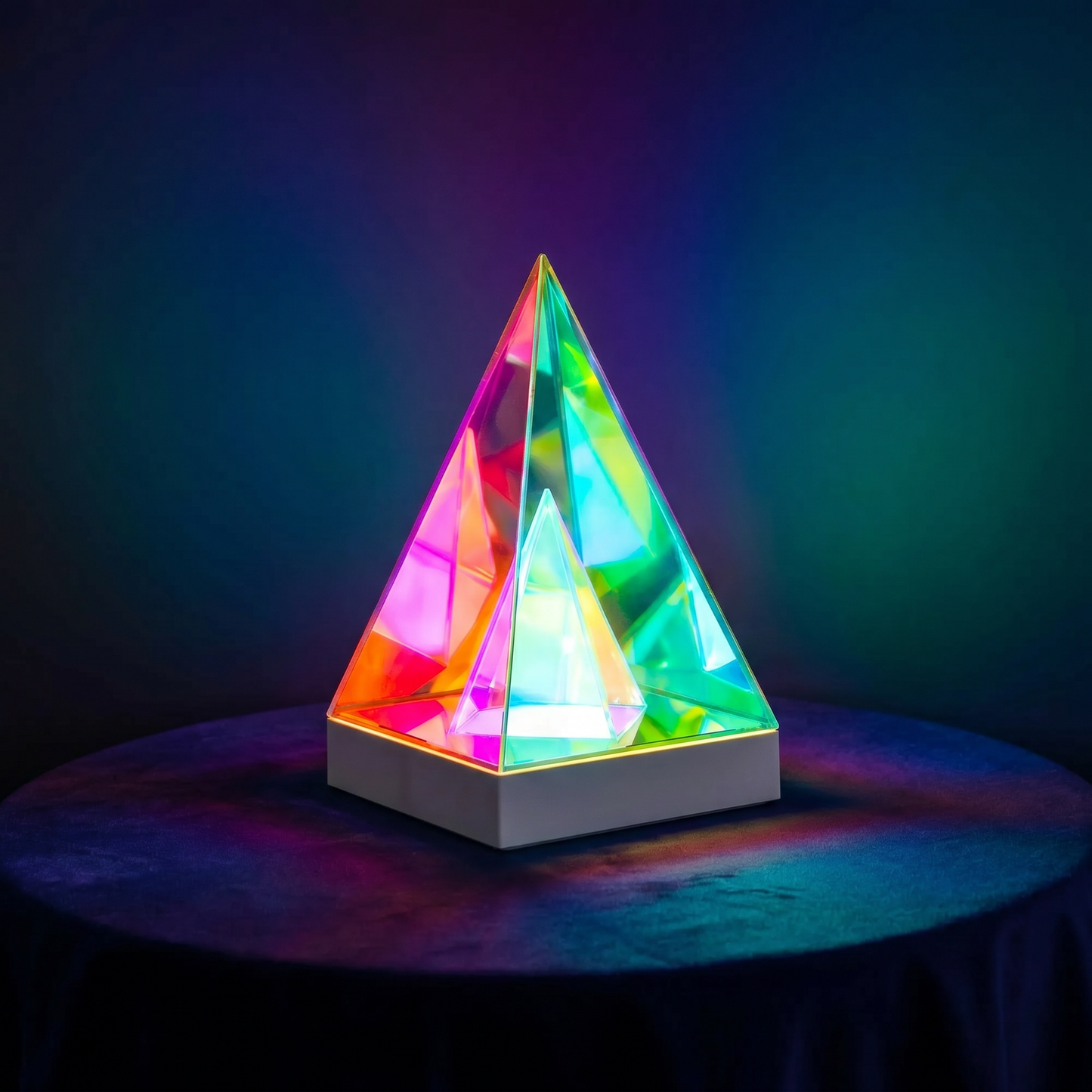 Infinity Pyramid Lamp