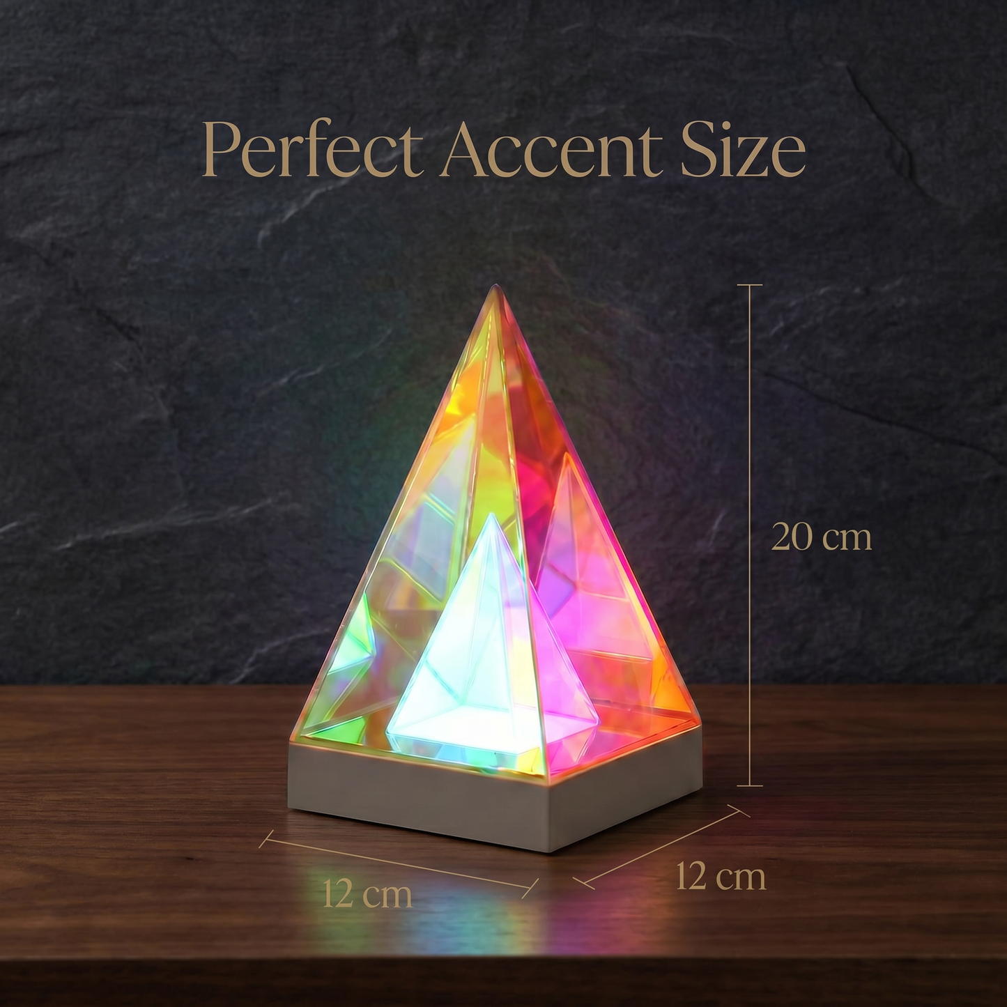 Infinity Pyramid Lamp