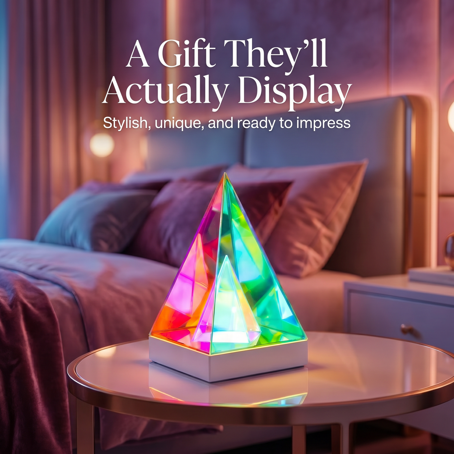 Infinity Pyramid Lamp