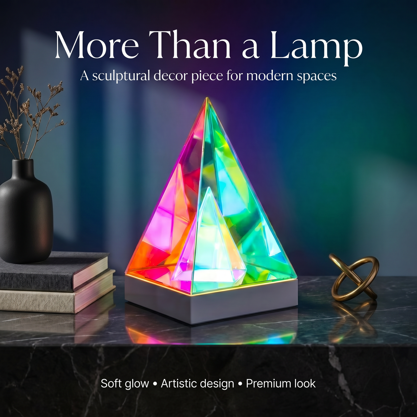 Infinity Pyramid Lamp