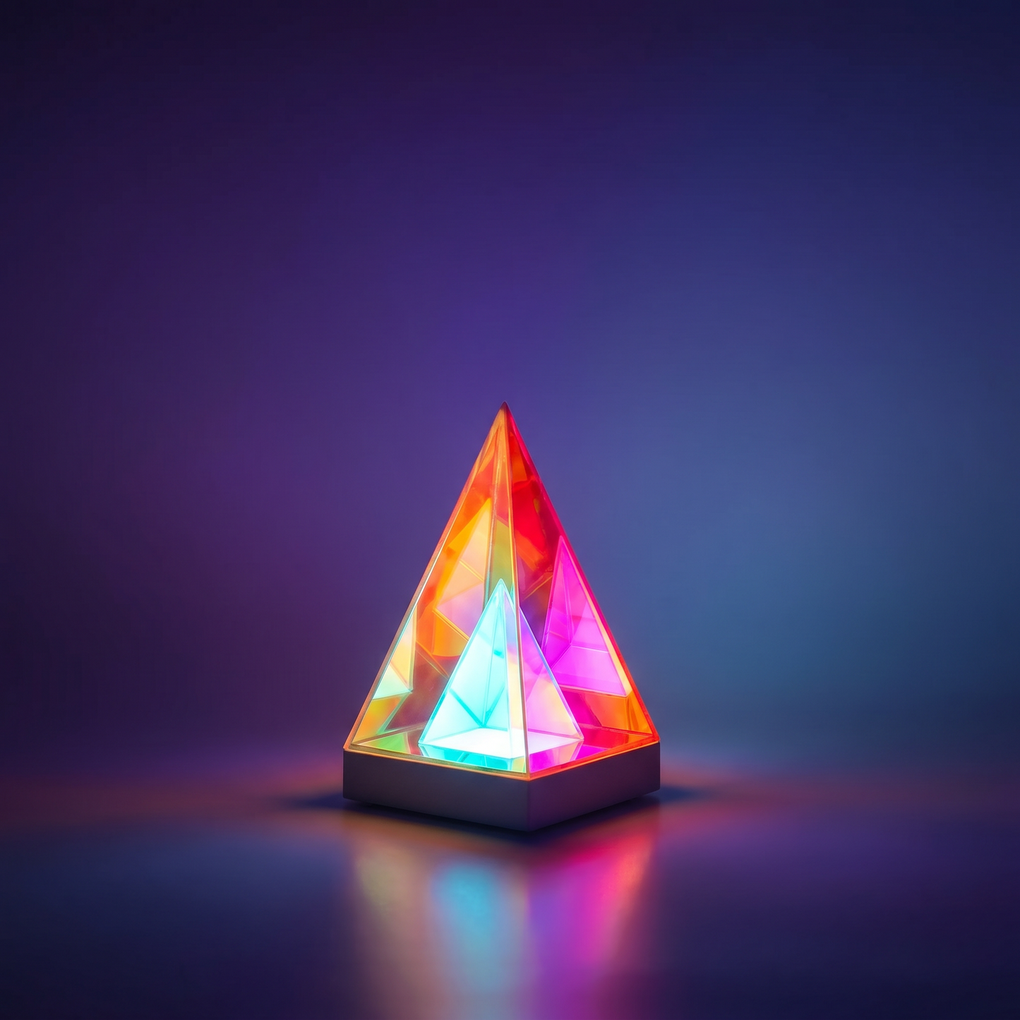 Infinity Pyramid Lamp