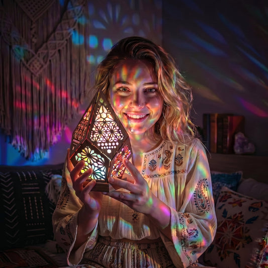 Moroccan Glow Projection Lamp