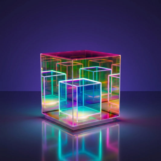 Infinity Mirror Cube Lamp